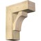 Ekena Millwork Westlake Block Rough Sawn Bracket w/ Offset Brace, Douglas Fir, 8"W x 20"D x 24"H BKT0806X20X24WTL05RDF - alternate 1